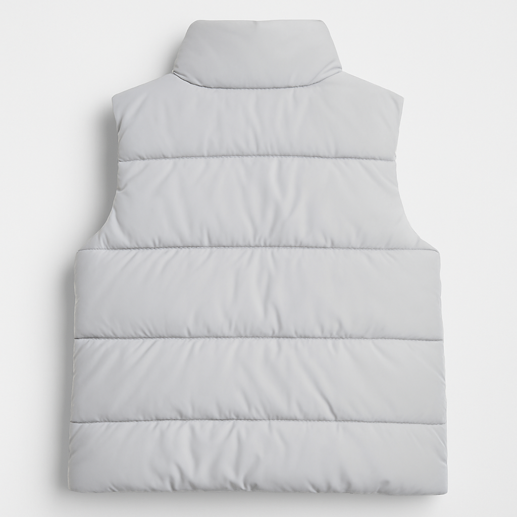 Coller sleeveless jacket