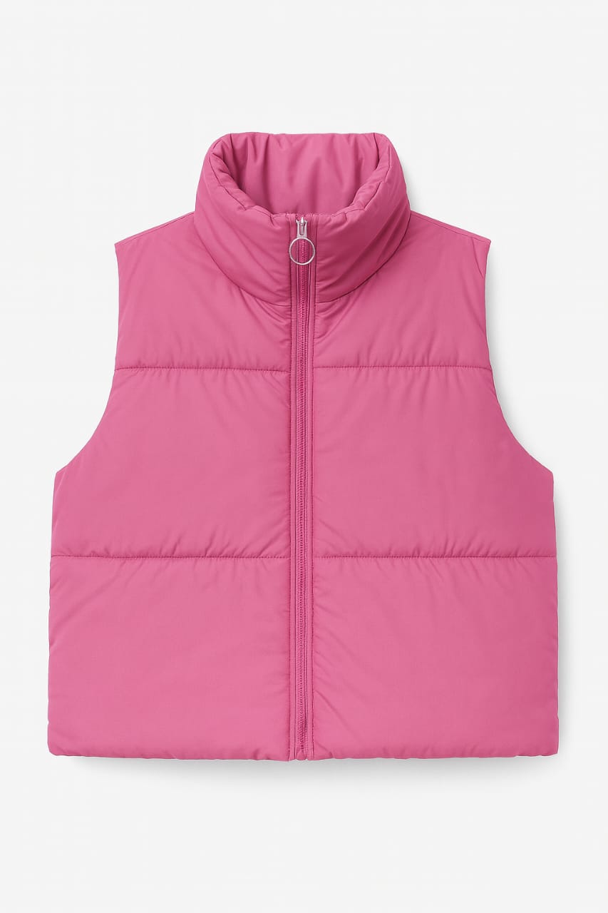 Collar Sleevless jacket