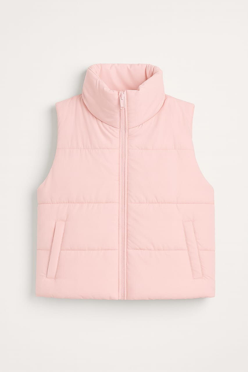 Collar Sleevless jacket