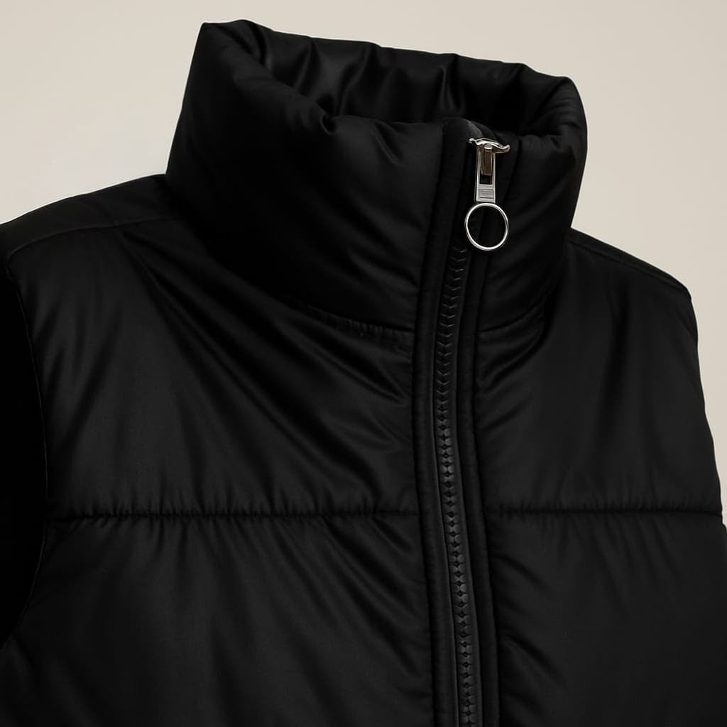 Coller sleeveless jacket